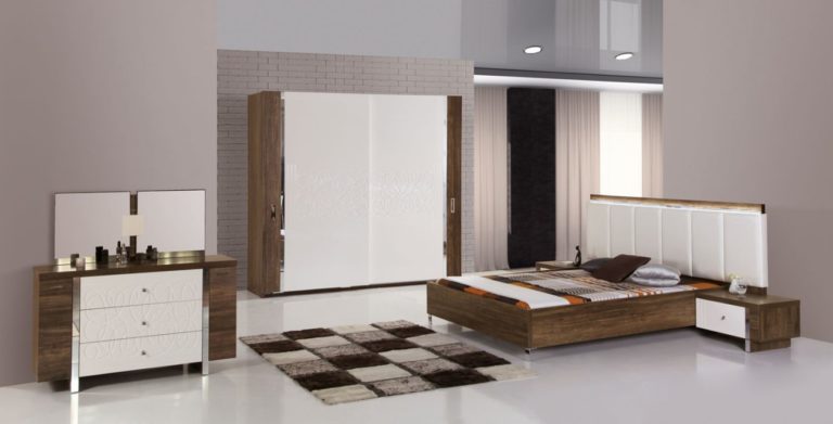 أحدث و غرف نوم تركي جرار دهبي وأبيض ودهبي وبيج