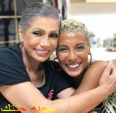 سوسن بدر مع ابنتها الوحيدة ياسمين