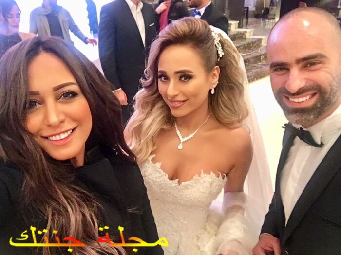 صالح عبد النبي في حفل زفافه