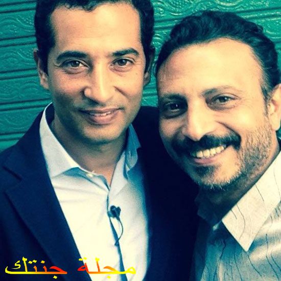 محمود عزت و الفنان عمرو سعد