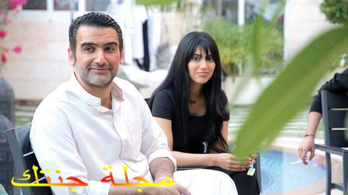 أحمد إيراج وشيلاء سبت في لقطة من المسلسل
