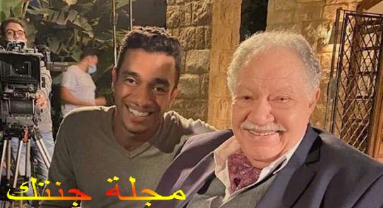 محمد يسري مع الفنان يحيي الفخراني 